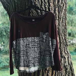 Long sleeve comfy teeshirt